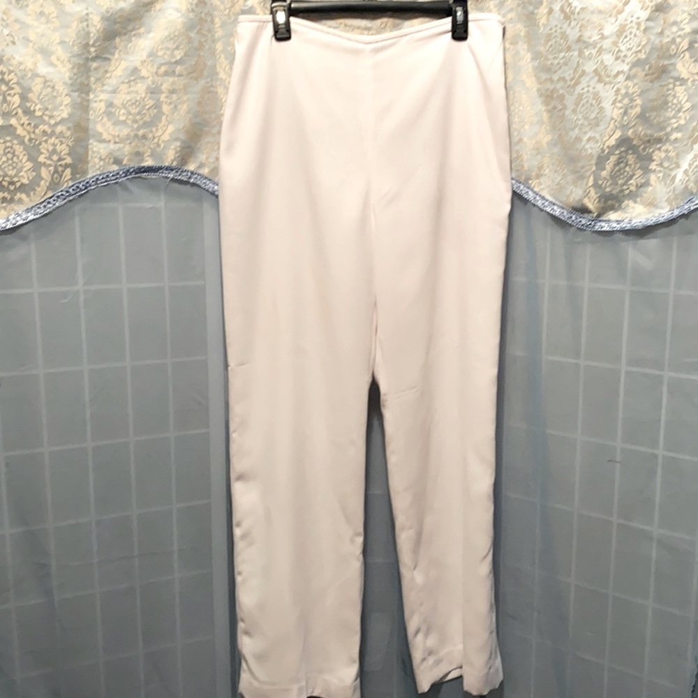 ISABELLA SUITS WHITE POLYESTER SUIT PANTS …